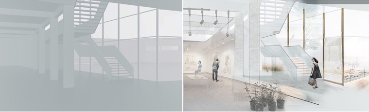 Postproducción en photoshop sobre modelado 3d